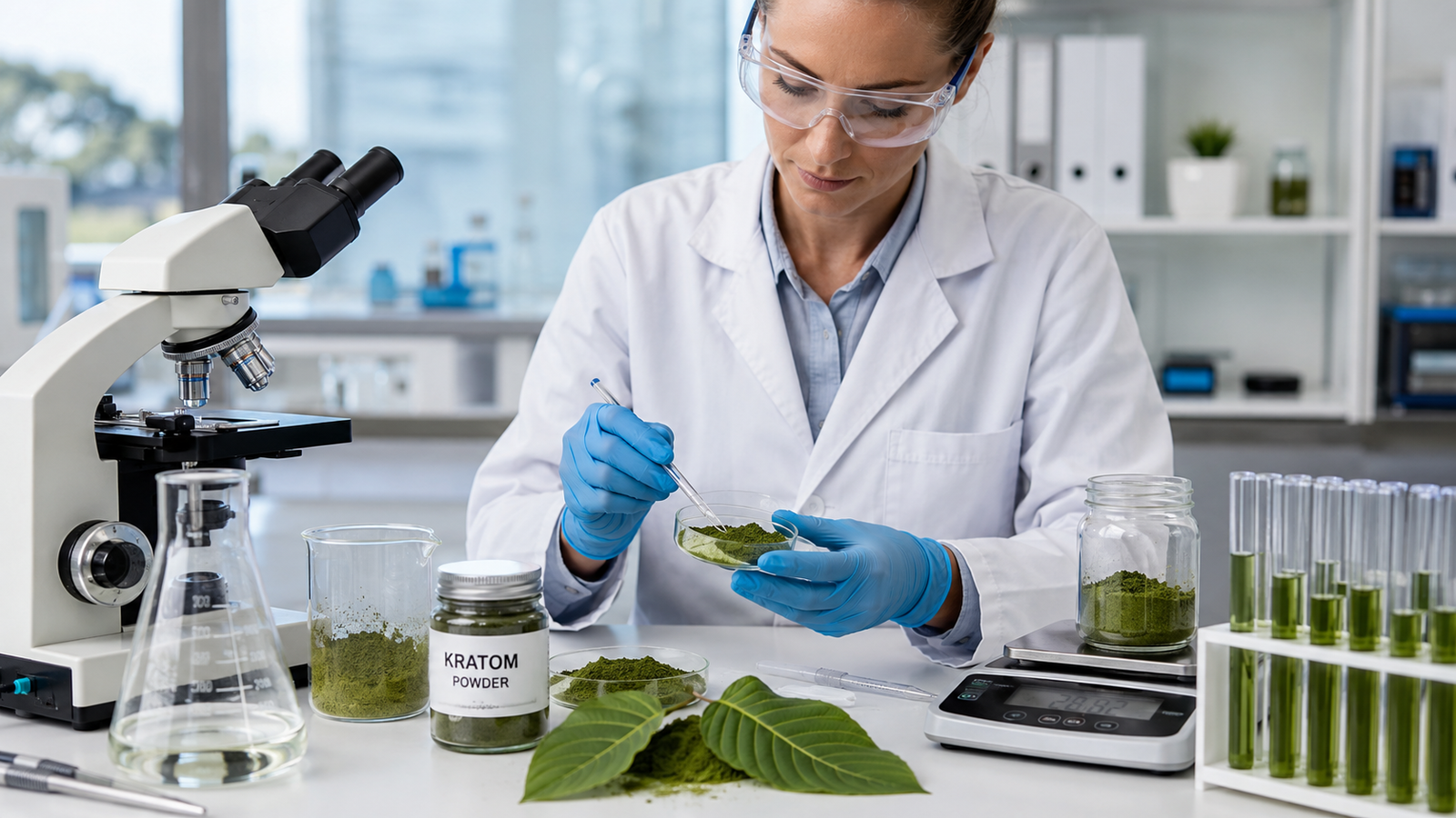 Laboratory kratom testing